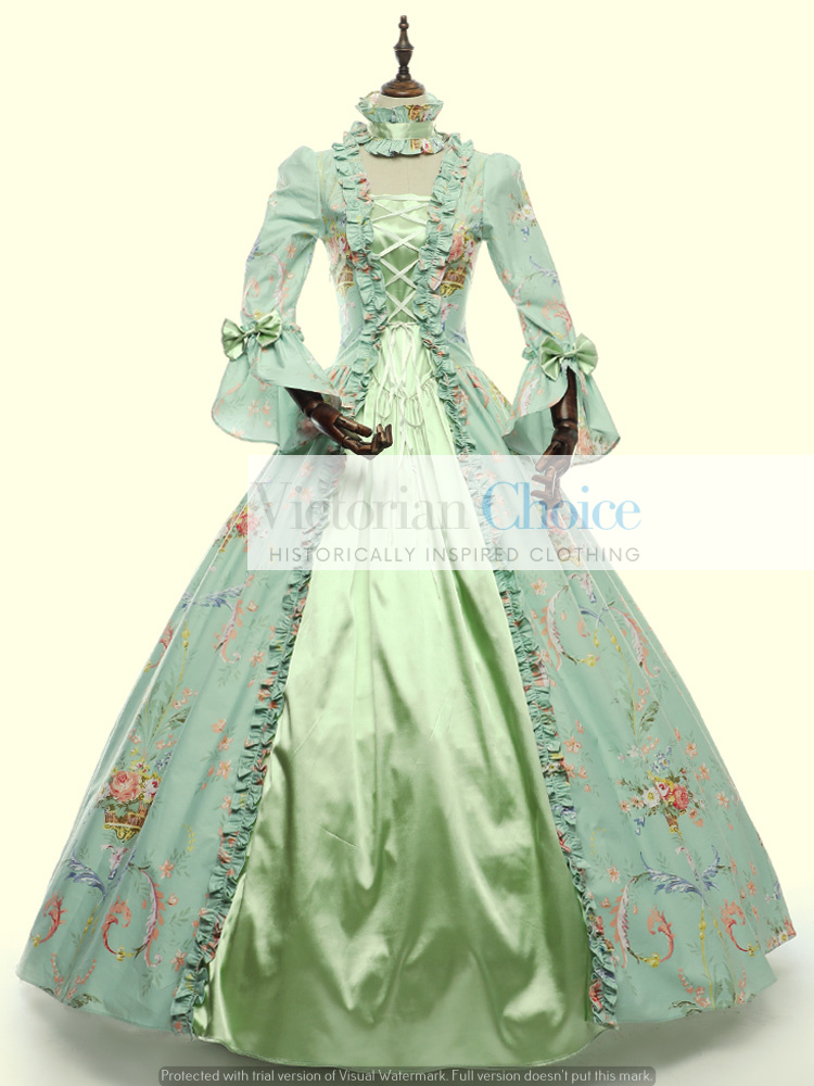 green emerald velvet dress Lime Green Victorian dress, bustle dress, Gilded Cage Dress, Victorian   TwirlingDresses